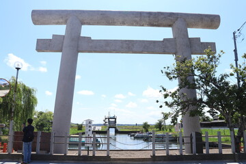 息栖神社 一の鳥居