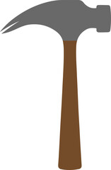 Claw Hammer Colorful Vector Illustration Design (Version: 06)
