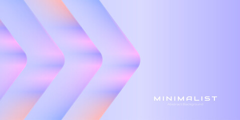 Smooth pastel chevron shapes on a soft gradient backdrop in a clean minimalist layout