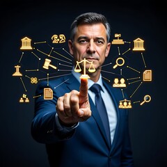 Expert Legal Professional Navigating Complex Justice System Technologies and Digital Innovations for Fair Outcomes