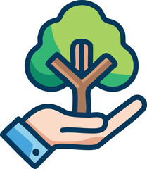 Protecting Nature Icon