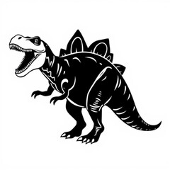 Allosaurus Black Animal Icon