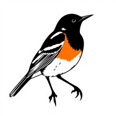 American Robin Animal Icon