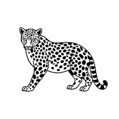 Amur Leopard Animal Icon