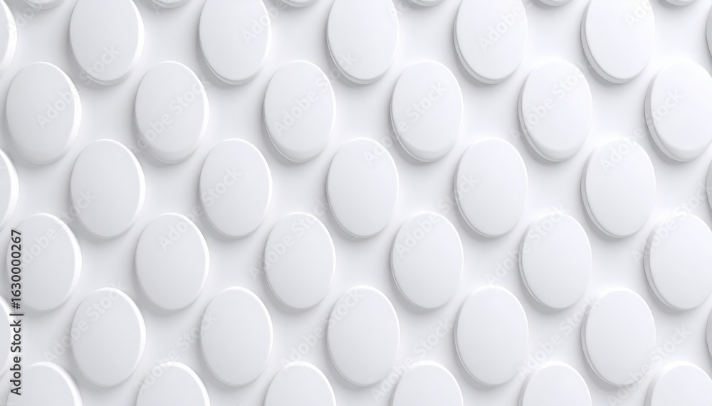 Poster abstract white circular pattern background