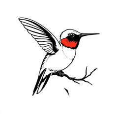 Anna's Hummingbird Animal Icon