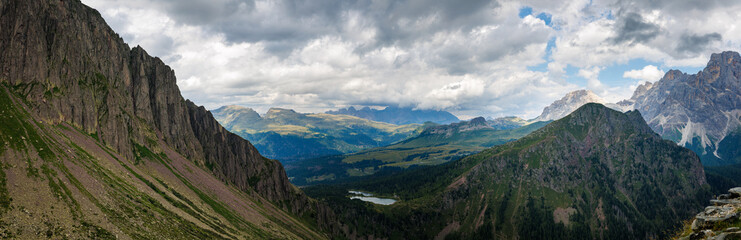 Hiking near Cima Costazza and Baita Segantini - Italy