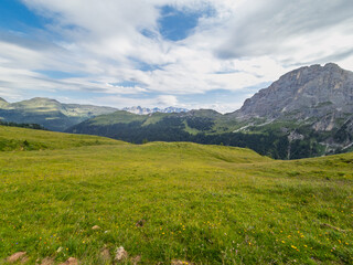 Hiking near Cima Costazza and Baita Segantini - Italy