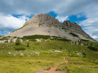 Hiking near Cima Costazza and Baita Segantini - Italy