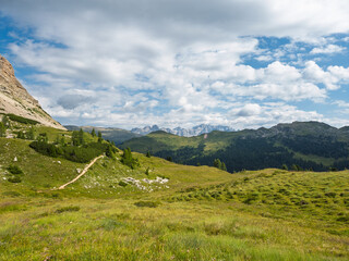 Hiking near Cima Costazza and Baita Segantini - Italy