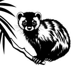 Asian Palm Civet Animal Icon