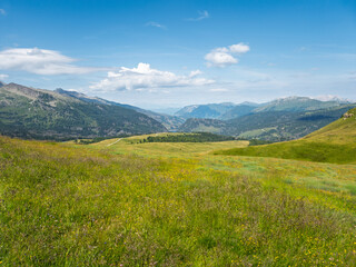 Hiking near Cima Costazza and Baita Segantini - Italy