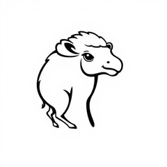 Aussiedor Animal Icon - Black