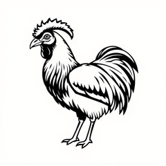 Ayam Cemani Animal Icon