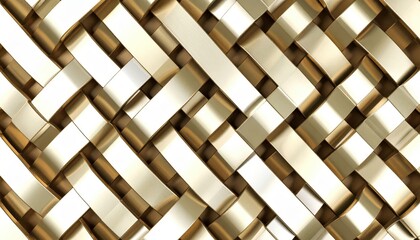 Abstract Gold And Silver Geometric Pattern