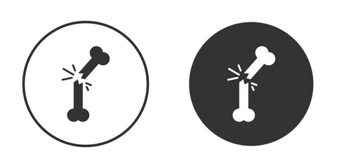 Broken bone icon