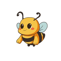 funny bee cartoon
