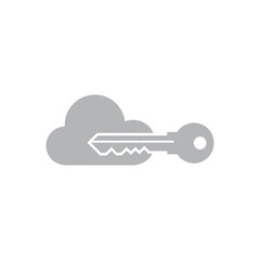 Cloud Security Key: Data Protection and Access Control Concept.