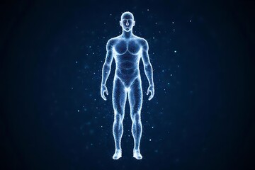 3d rendered illustration of a female body
