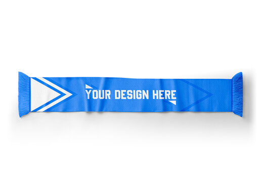 Soccer Fan Scarf Mockup