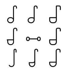 Ladle Icon Set. Outline icon set of ladle shapes: round bowl ladle, oval ladle, squared ladle, flared lip ladle, double-sided