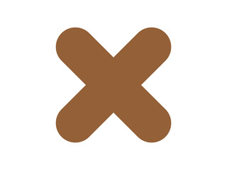 Fototapeta premium cross icon