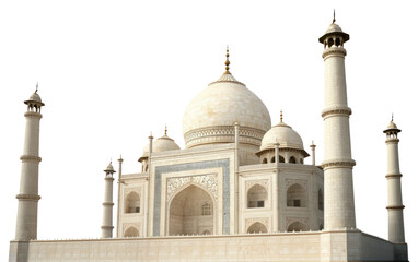 Obraz premium PNG Taj mahal architecture landmark towers.