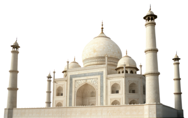 PNG Taj mahal architecture landmark towers.