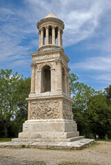 le mausolée, Site archéologique de Glanium, 13, Bouches du Rhône, France
