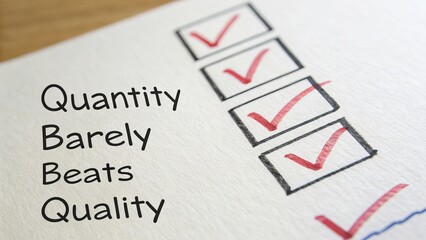 Quality Over Quantity in Productivity: A Motivational Perspective