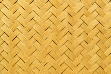 Woven Bamboo Basket Pattern Background