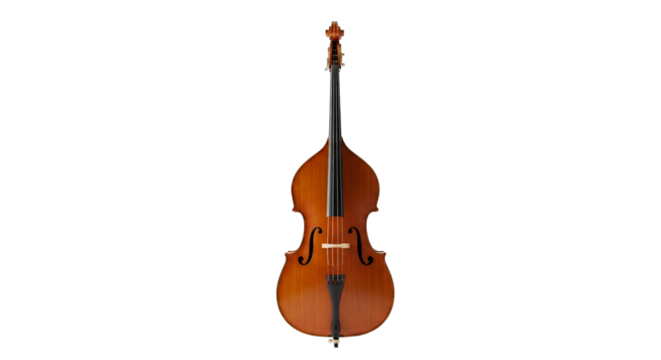 elegant double bass studio shot for music websites and print