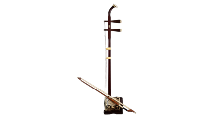 elegant erhu chinese string instrument musical background
