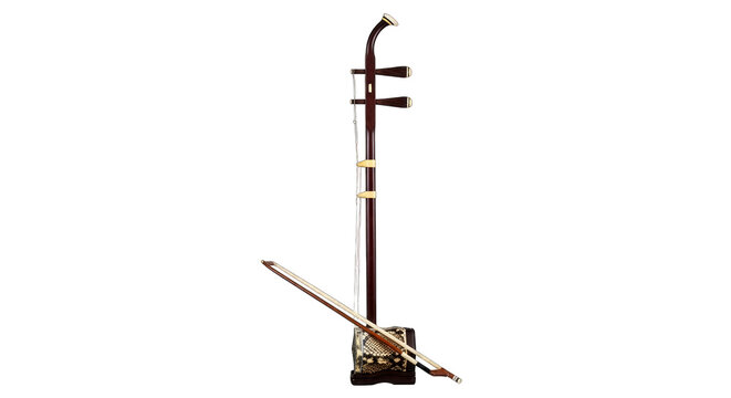elegant erhu chinese string instrument musical background