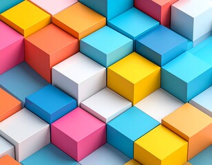 Obraz premium Minimal Color Block