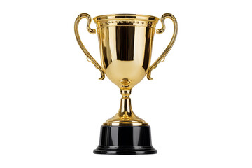 Victory trophy celebration event hall gold cup