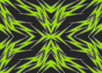 Abstract background with geometric tribal pattern