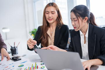 business people working together in office