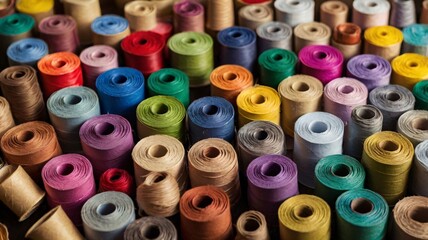 Flat Lay of DIY Craft Supplies for Creative Projects