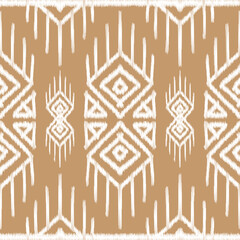 vintage embroidery ikat ethnic batik boho aztec tribal ancient pattern seamless background for fashion fabric and textile,2d illustration