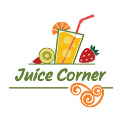 juice-corner-logo-design