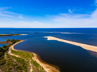Fototapeta premium view from the beach