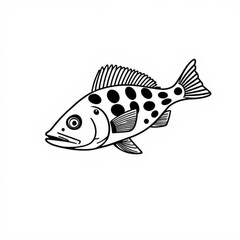 Mangrove Snapper Animal Icon