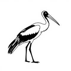 Marabou Stork Animal Icon