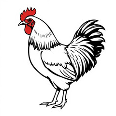 Marans Chicken Animal Icon