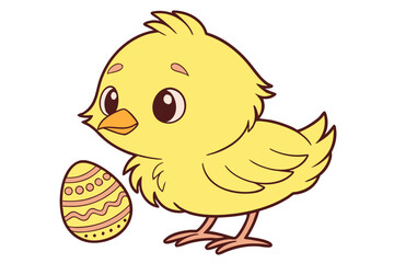 Fototapeta premium easter chick, baby chicken