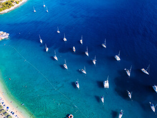 blue sea and sky