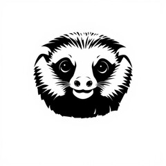 Marmoset Animal Black Icon