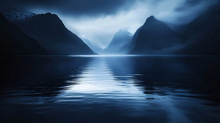 sunrise in the mountains