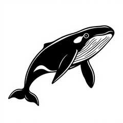 Obraz premium Minke Whale Animal Icon